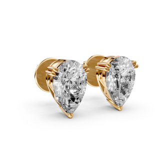 Pear Stud Earrings