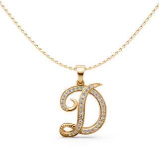 Initial Pendant Romantic