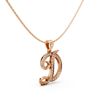 Initial Pendant Romantic
