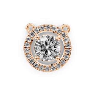 Bezel-Set Round Stone Necklace