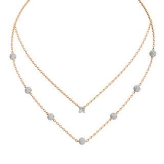 Double Lime Of Light Necklace