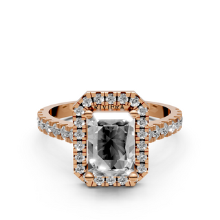 Eternal Emerald Halo Ring