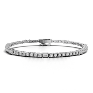 Double Solitaire Tennis Bracelet